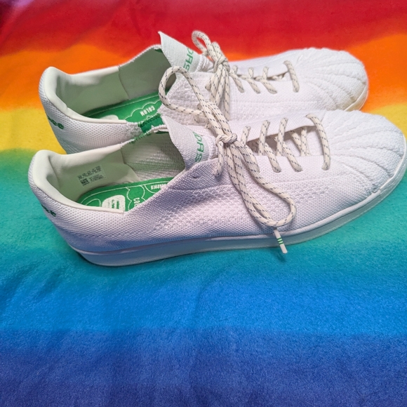 Adidas Pharrell x Superstar Primeknit White Sz: 12 NWOT - Picture 4 of 4